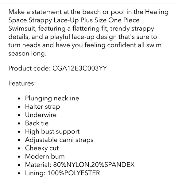 Strappy Cupshe One Piece - Picture 4 of 6